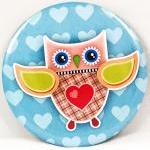 Pocket mirror - Owl pocket ..