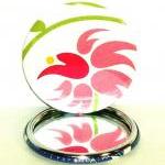 Pocket mirror - Pink and Gr..