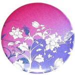 Pocket mirror Purple Floral..