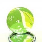 Pocket mirror- Green Leaves..