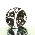 Pocket mirror - Black and W..