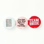 Pinback button badges Bache..