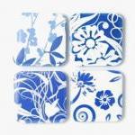 Magnets - Cool Blue - 4 fri..