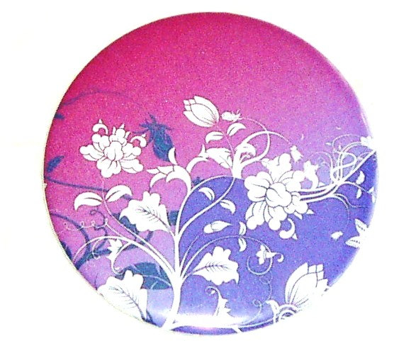Pocket mirror Purple Floral Pocket mirror