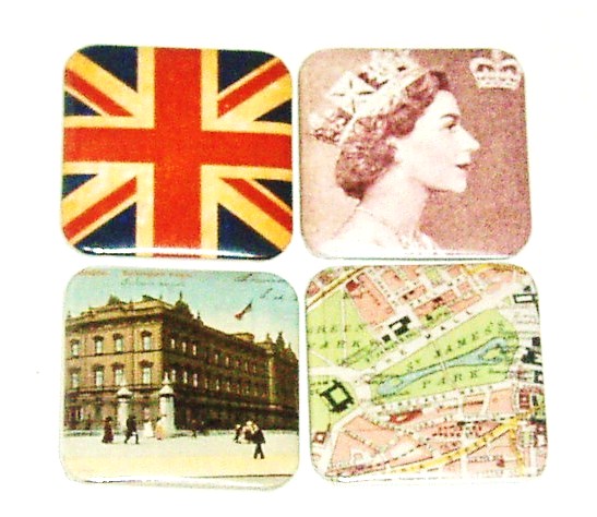Magnets, fridge magnets - London Calling- 4 magnets