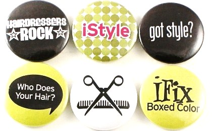 Fridge Magnets - Hairdresser - set of 6 magnets