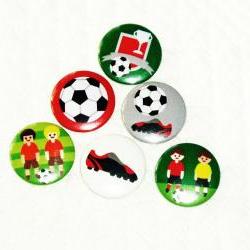 Magnets, Fridge magnets - Football - 6 fridge magnets